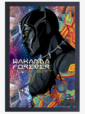 Marvel Black Panther Side Profile Framed Poster