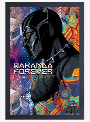 Marvel Black Panther Side Profile Poster