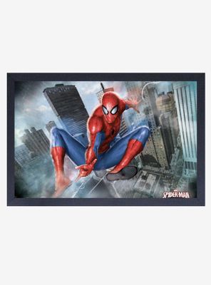 Marvel Spiderman Skyline Swing Poster