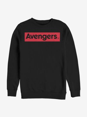 Marvel Avengers Red Logo Sweatshirt