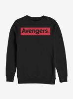 Marvel Avengers Red Logo Sweatshirt