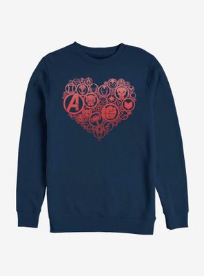 Marvel Avengers Heart Icons Sweatshirt
