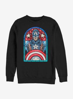 Marvel Captain America Cap Glass Sweatshirt