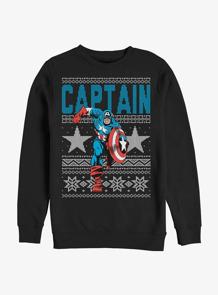 Marvel Captain America Ugly Sweatshirt
