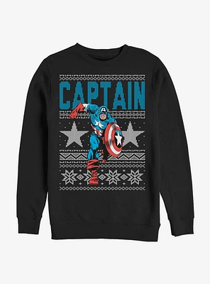 Marvel Captain America Ugly Sweatshirt