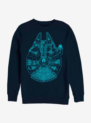 Star Wars Blue Falcon Sweatshirt
