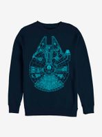 Star Wars Blue Falcon Sweatshirt