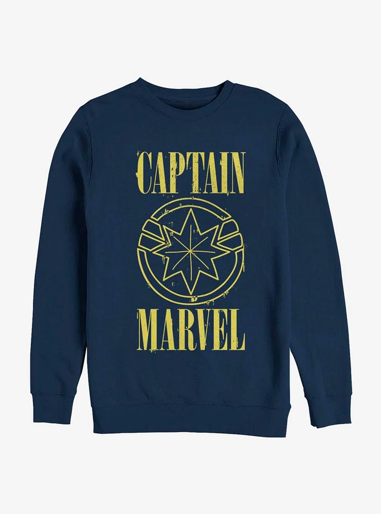 Marvel Captain Grunge Sweatshirt