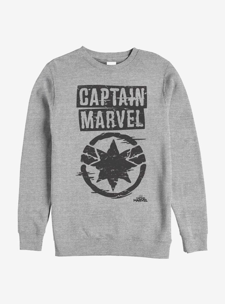 Marvel Captain Distressed Sweatshirt