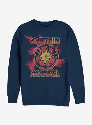 Marvel Captain Logo Swirl Sweatshirt