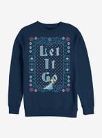 Disney Frozen Let It Go Christmas Sweater Pattern Sweatshirt