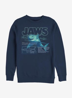 Jaws Shark Blueprint Sweatshirt