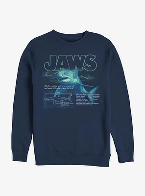 Jaws Shark Blueprint Sweatshirt
