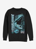 Jurassic World Blue Grid Sweatshirt