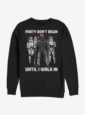 Star Wars Party Begins Sweatshirt