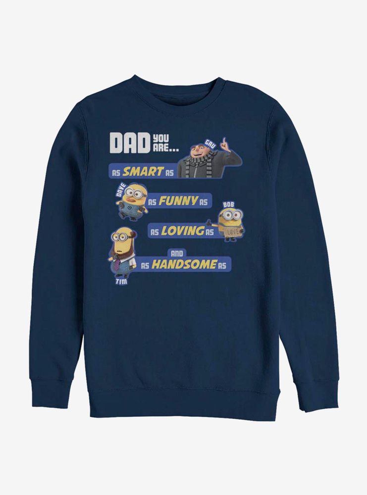Despicable Me Minions As Dad Sweatshirt