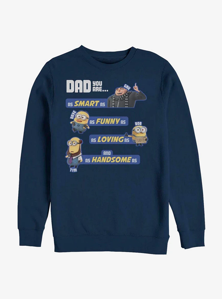 Despicable Me Minions As Dad Sweatshirt
