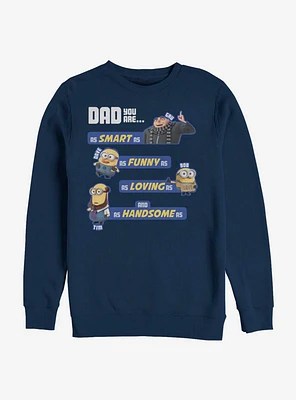 Despicable Me Minions As Dad Sweatshirt