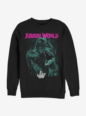 Jurassic World Bright Raptor Squad Sweatshirt