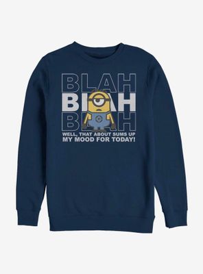 Despicable Me Minions Blah 2D Sweatshirt