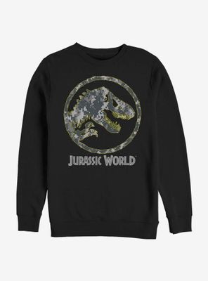 Jurassic World Camo Yellow Dino Sweatshirt