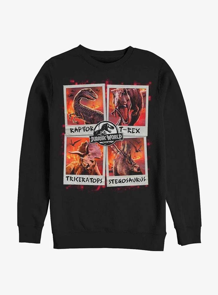 Jurassic World Candid Carnivores Sweatshirt