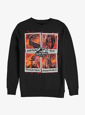 Jurassic World Candid Carnivores Sweatshirt