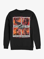 Jurassic World Candid Carnivores Sweatshirt