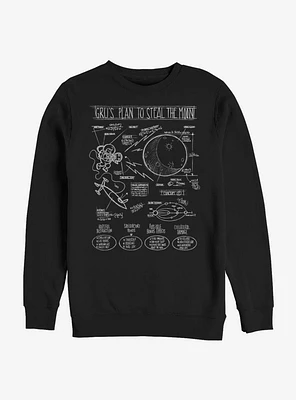 Despicable Me Minions Grus Plans Sweatshirt