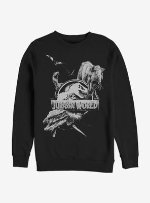 Jurassic World Dino Collage Sweatshirt