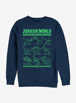 Jurassic World Dino Identification Sweatshirt