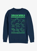 Jurassic World Dino Identification Sweatshirt