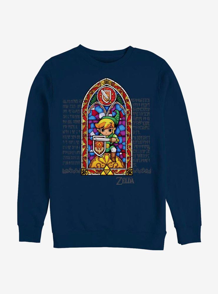Nintendo The Legend Of Zelda Stained Glass Sweatshirt