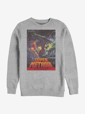 Nintendo Super Metroid Poster Sweatshirt