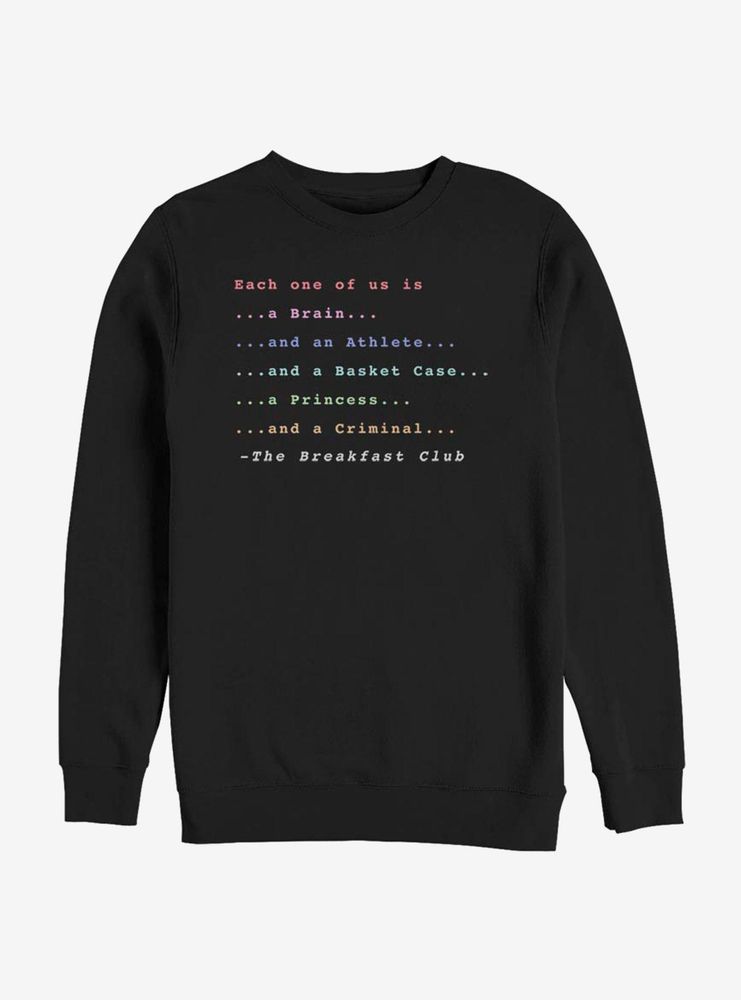 The Breakfast Club Members Sweatshirt