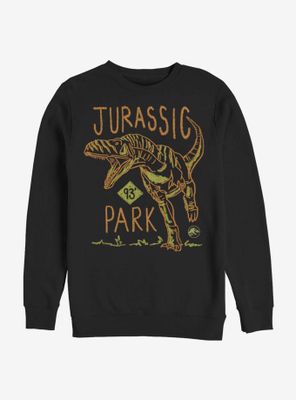 Jurassic Park Doodle 1993 Sweatshirt