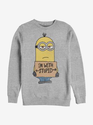 Despicable Me Minions Stupid Sweatshirt