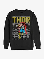 Marvel Thor Christmas Sweater Pattern Sweatshirt