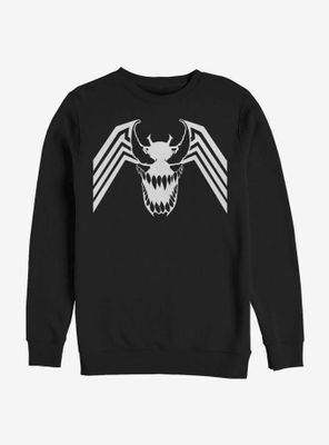 Marvel Venom Symbol Face Sweatshirt