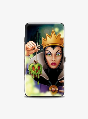 Disney Snow White The Evil Queen Poisoned Apple Pose Diablo Flying Hinged Wallet