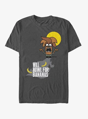 Minion Wolfman Howl For Bananas T-Shirt