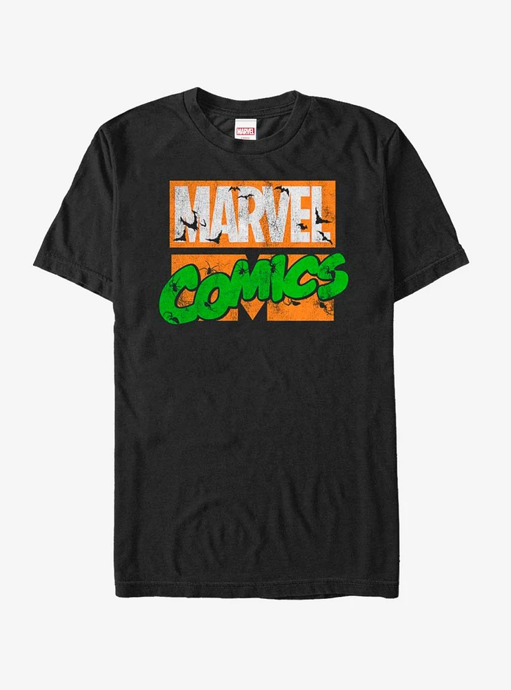 Marvel Spooky Logo T-Shirt