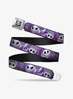 The Nightmare Before Christmas Jack Expressions Ghosts In Cemetery Seatbelt Belt