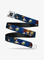 Disney Kingdom Hearts Character Pose Seatbelt Belt