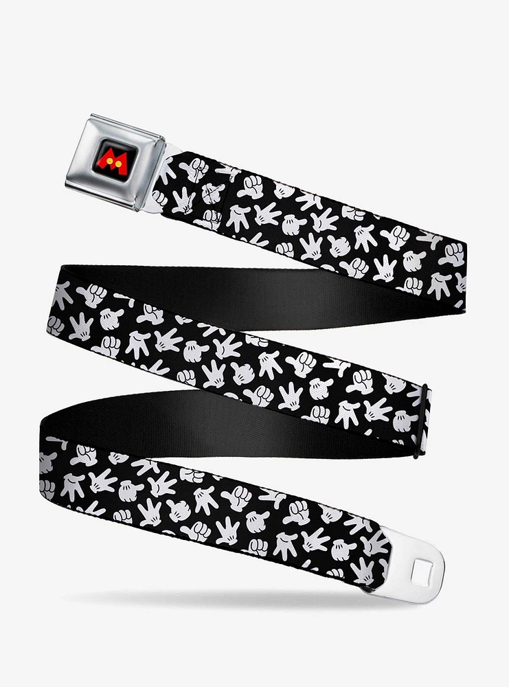 Disney Mickey Mouse Hand Gestures Seatbelt Belt