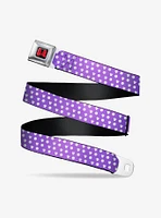 Disney Minnie Mouse Ears Monogram Dots Seatbelt Belt