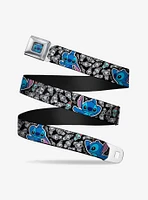 Disney Lilo & Stitch Poses Mini Scrump Scattered Seatbelt Belt