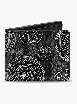 Supernatural Devils Trap Pentagrams  Bi-Fold Wallet
