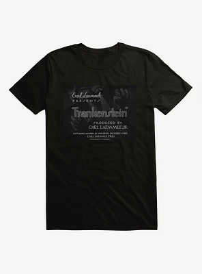 Frankenstein Title Card T-Shirt