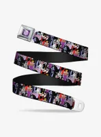 Disney Five Villains Stacked Seatbelt Belt